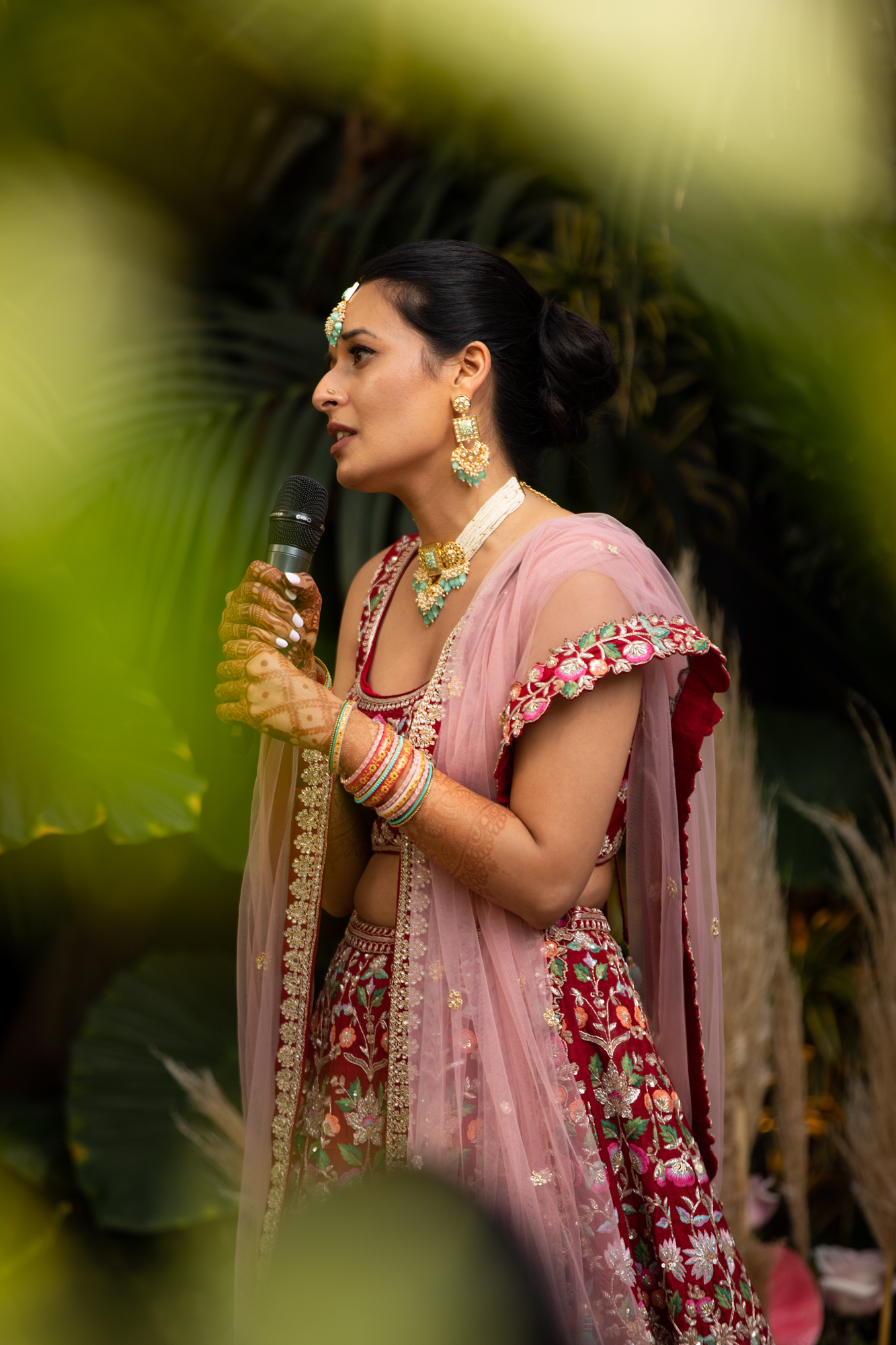 Indian bride makes emotional wedding speech