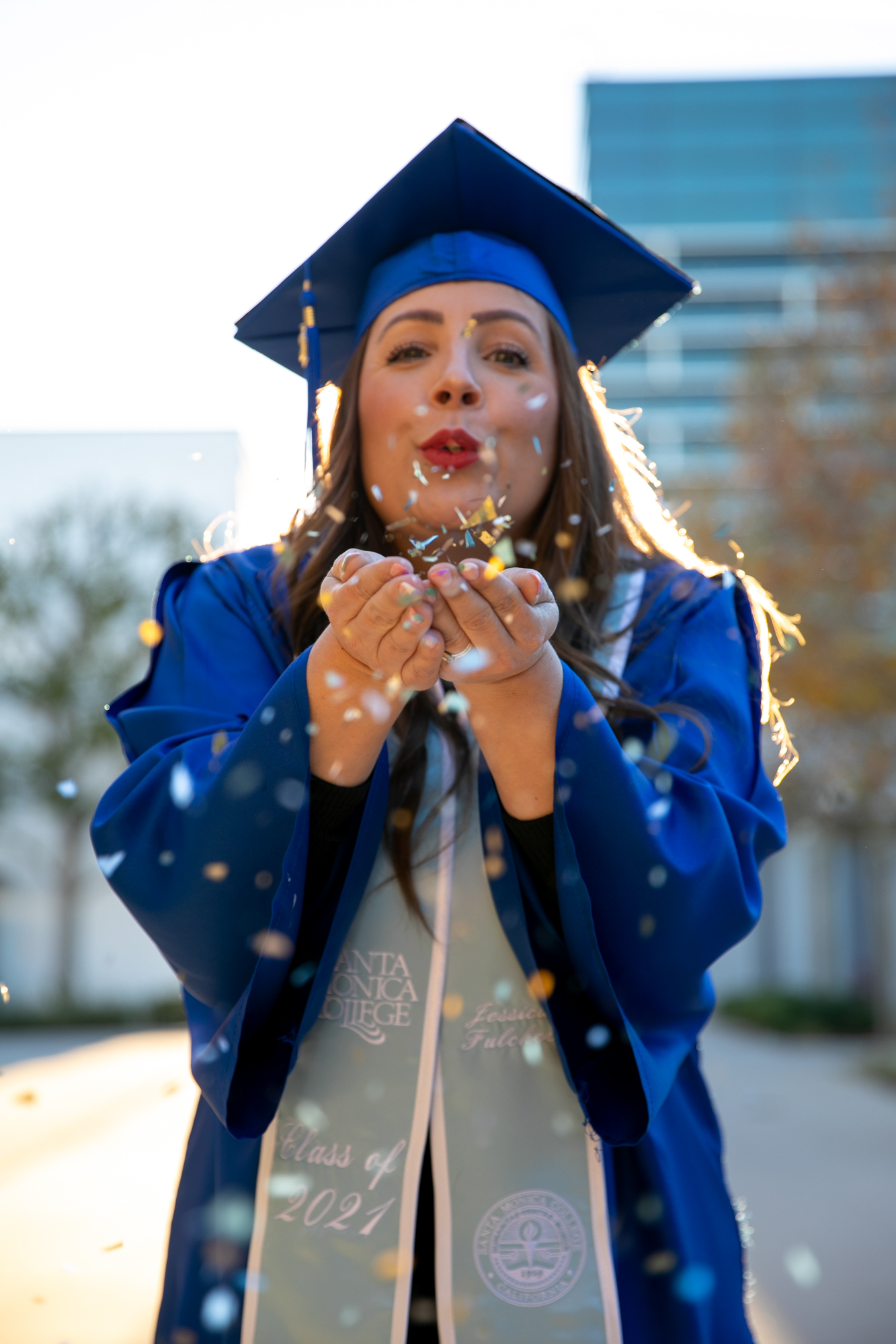 graduation photos glitter los angeles
