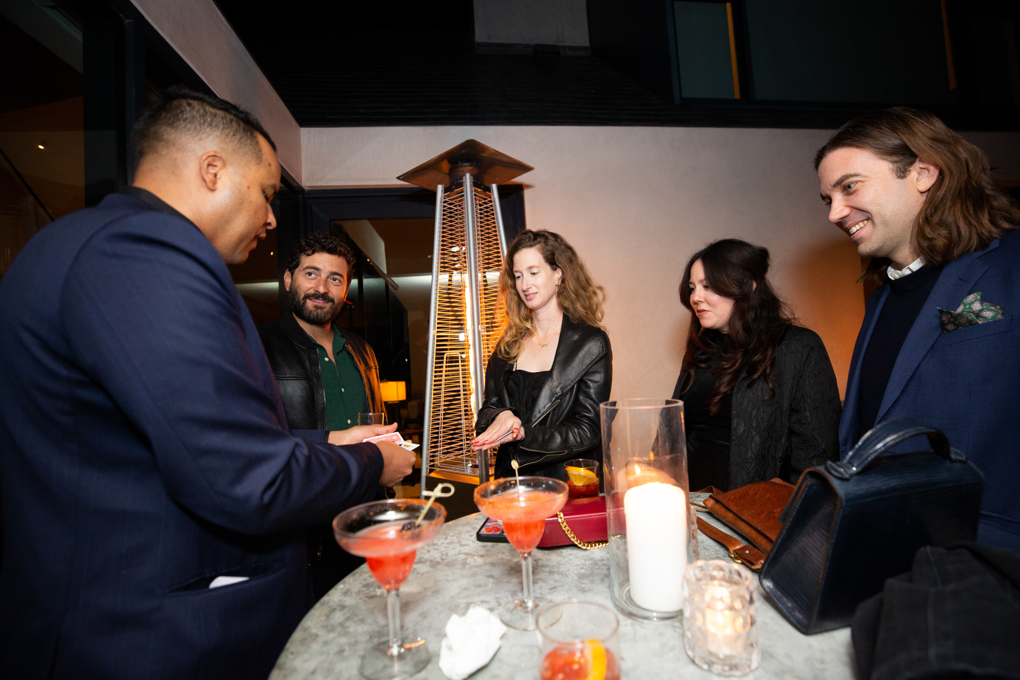 magician entertains private event in los angeles