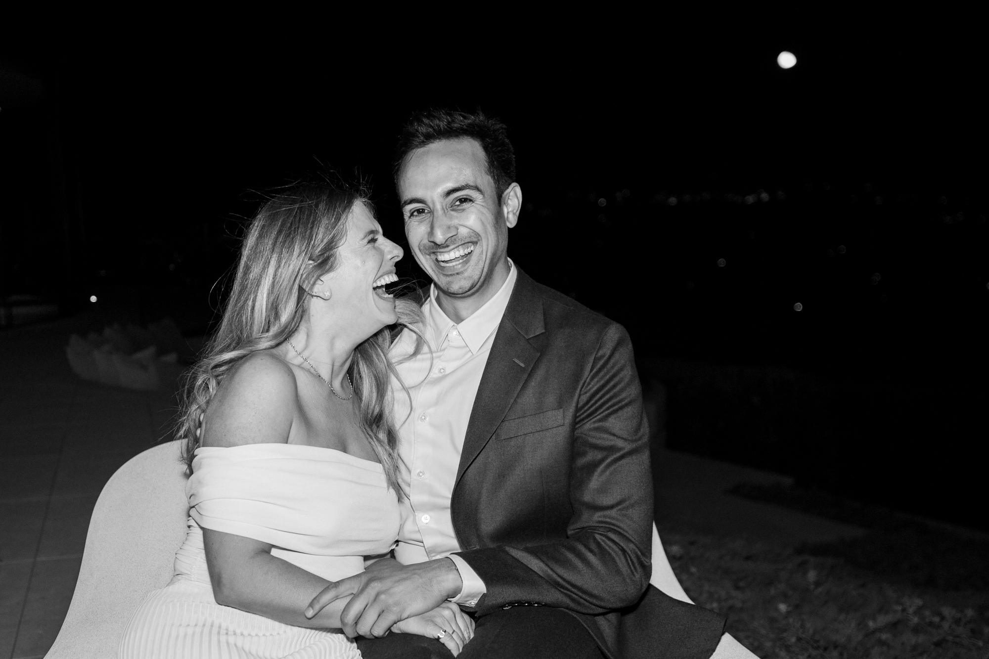 black and white intimate couple photography pacific palisades