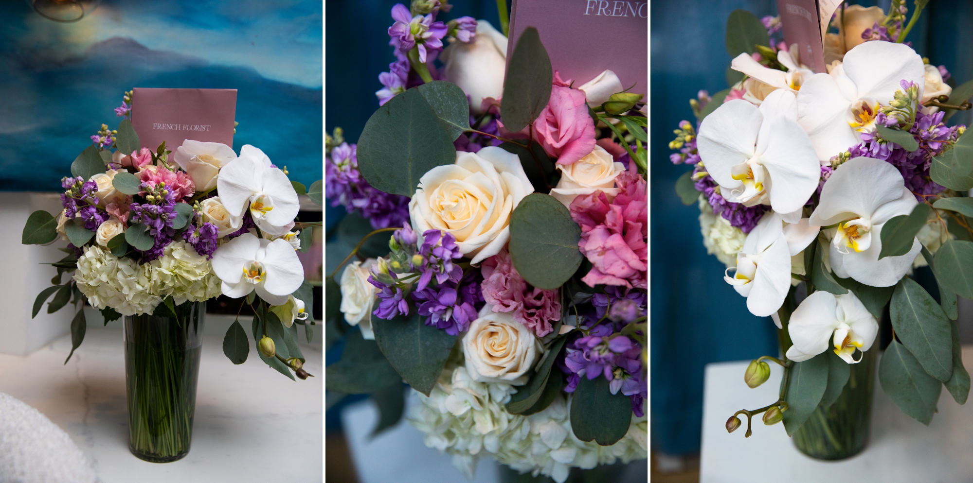 engagement floral bouquet at the huntley hotel