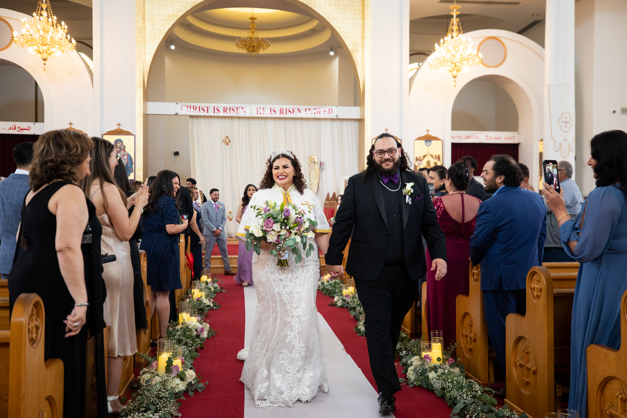 Wedding Ceremony at St. John Coptic Orthodox Church in Covina