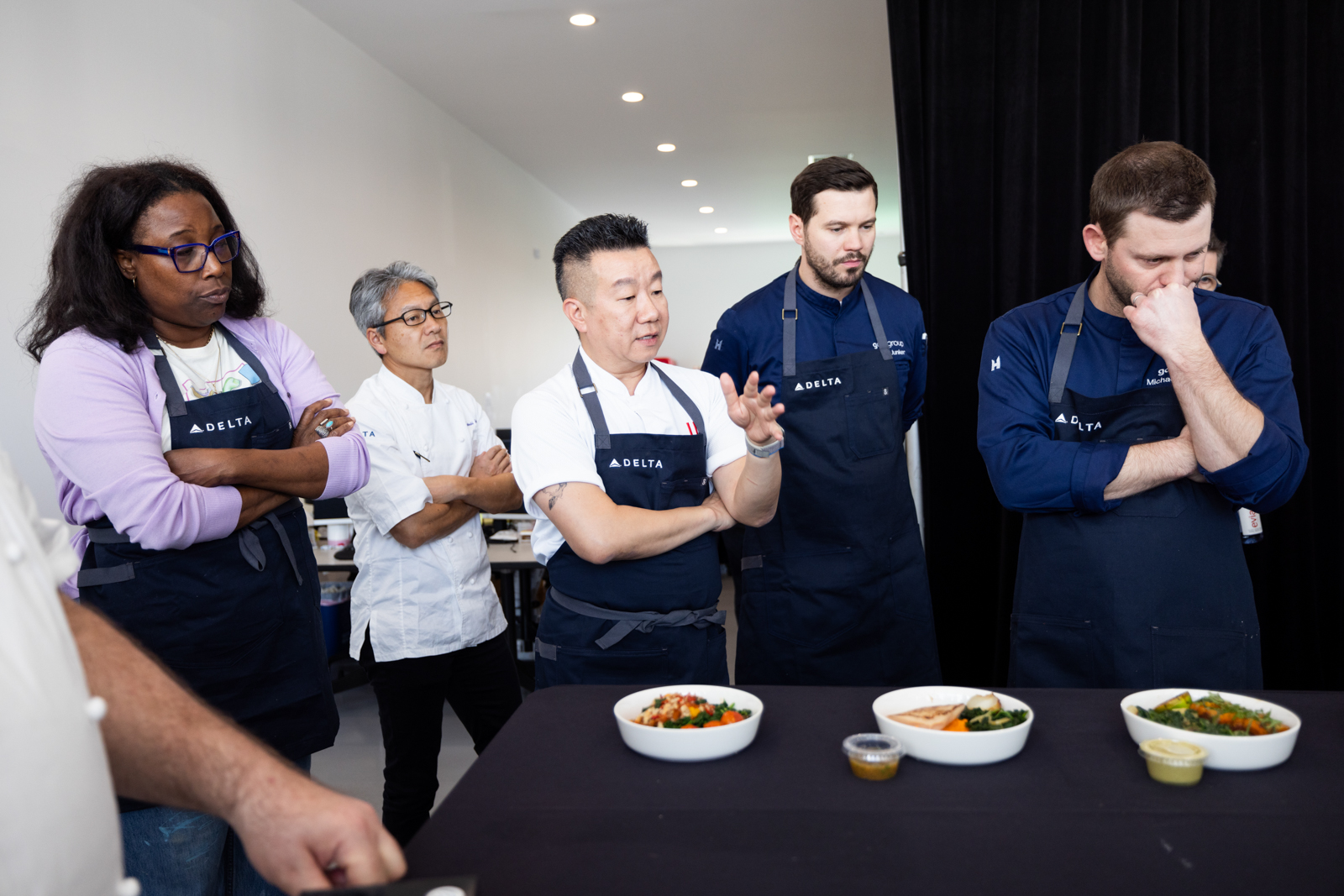 cook presents los angeles delta airlines event