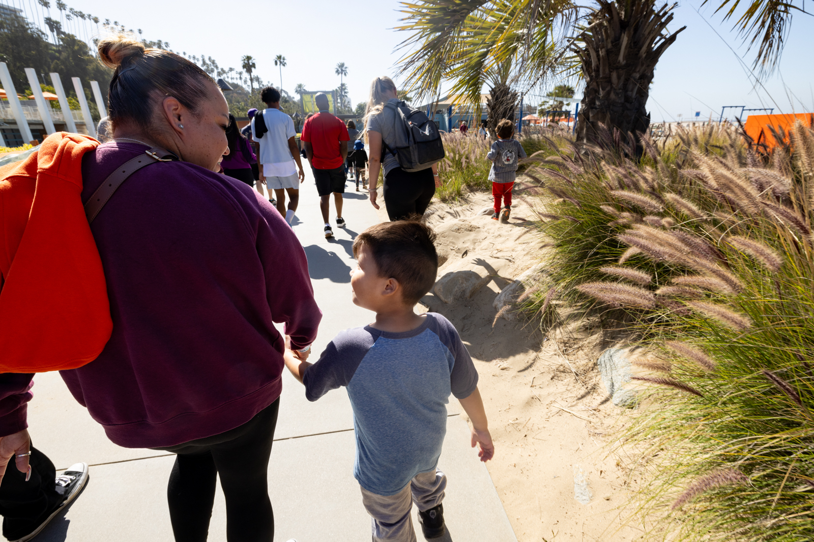 santa monica beach photography candid