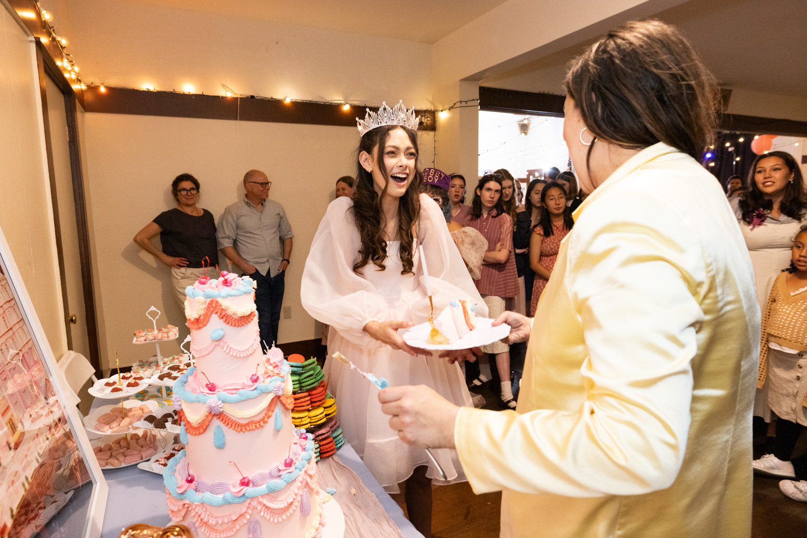 quinceañera cake cutting los angeles