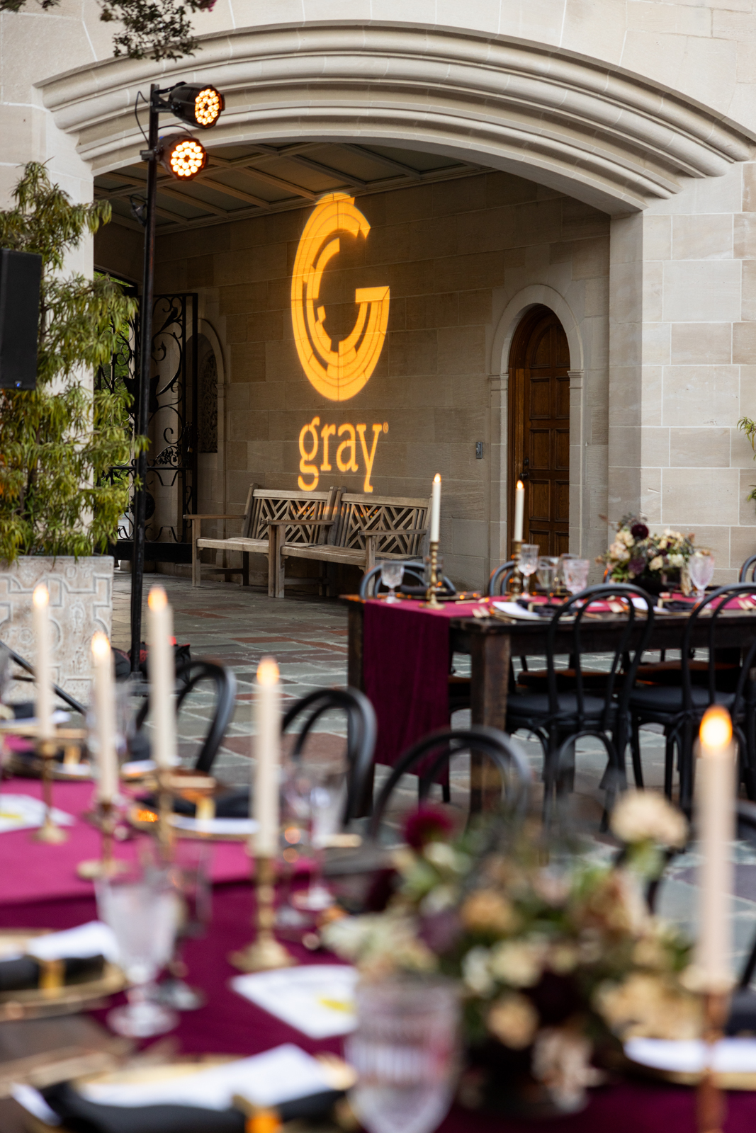 corporate dinner party greystone mansion