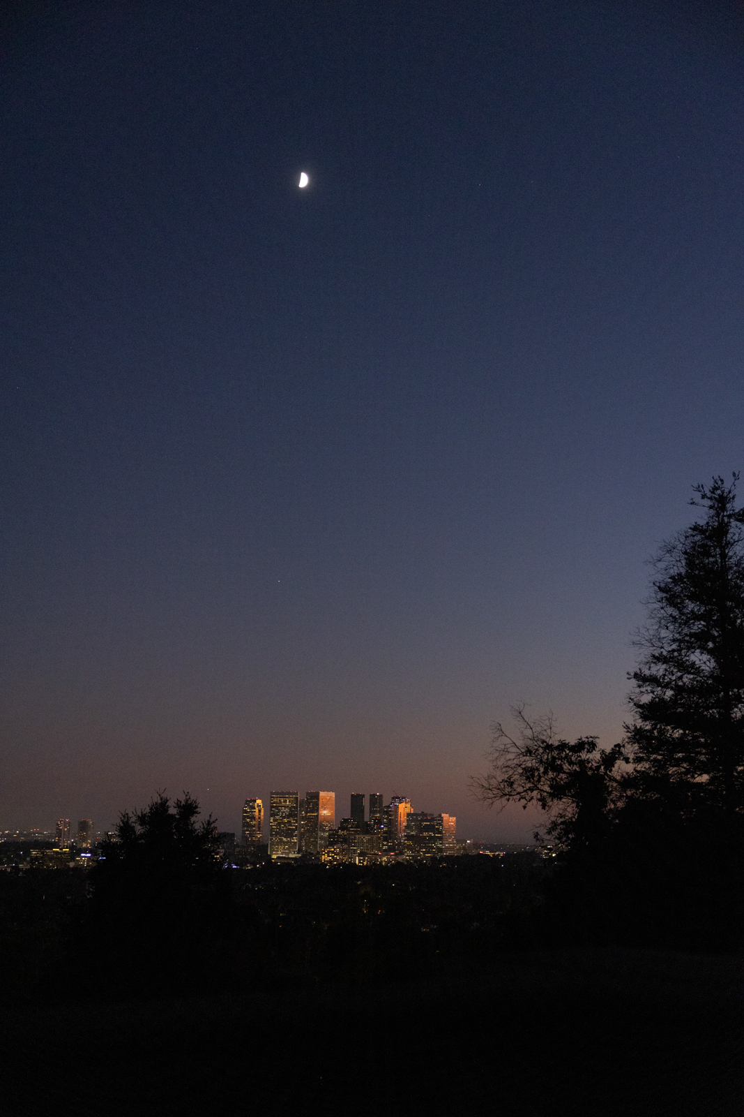 view overlooking los angeles