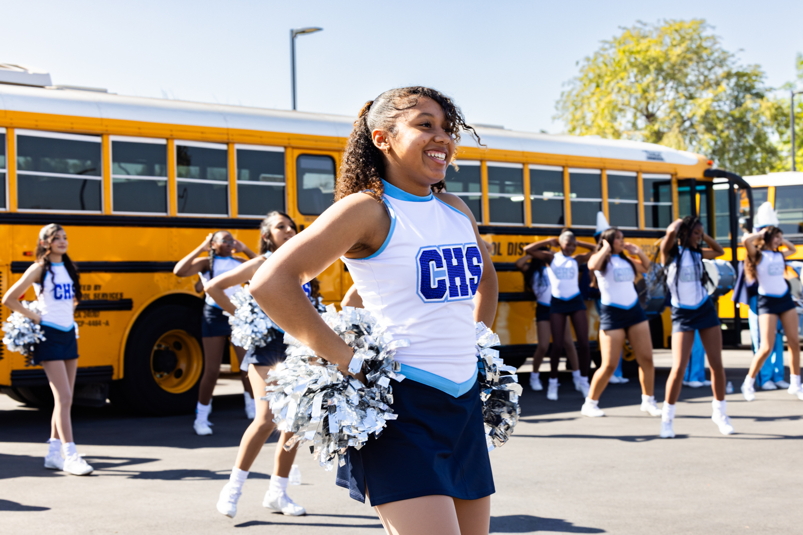 compton high school poms dance team