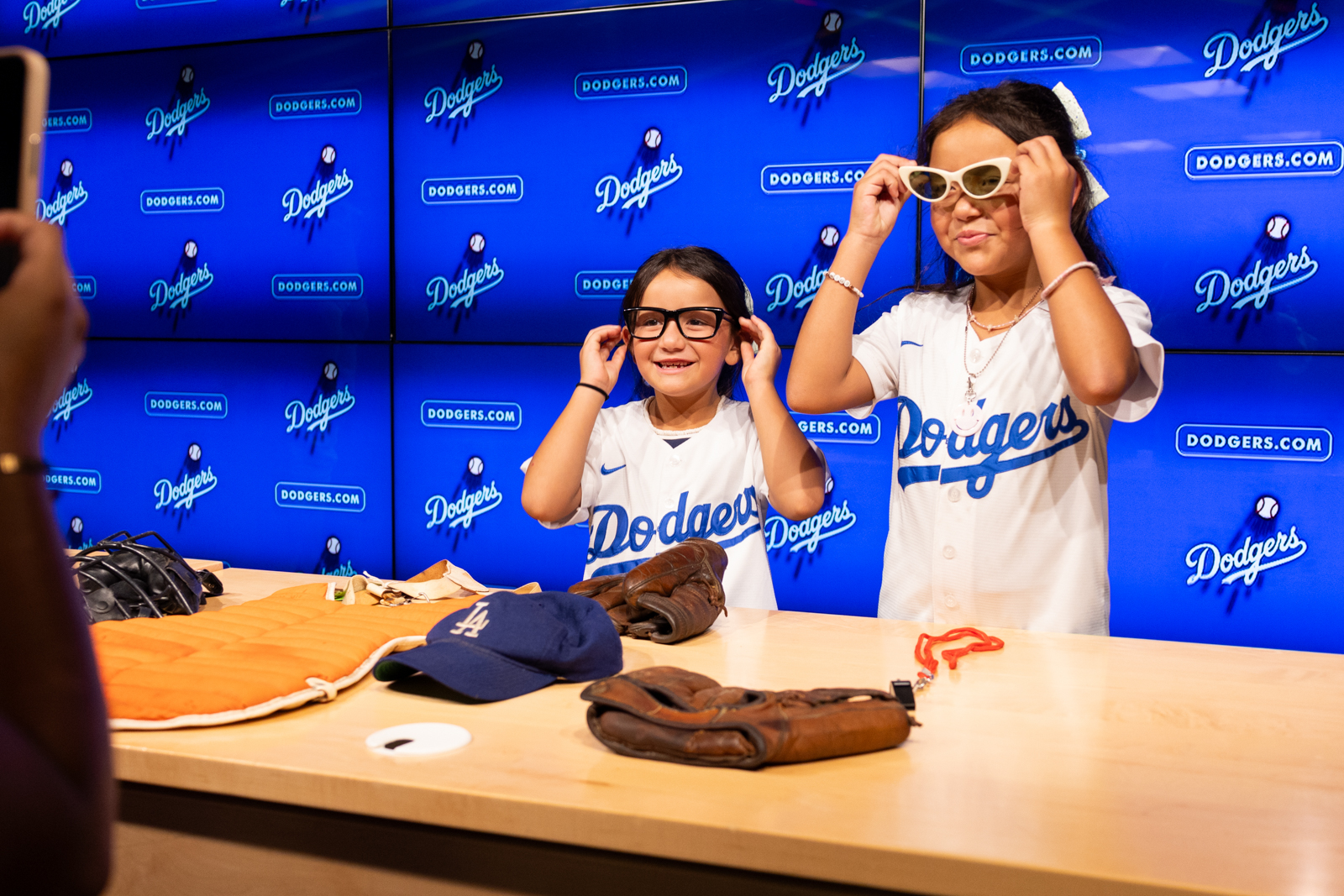 kid event at Dodger Stadium